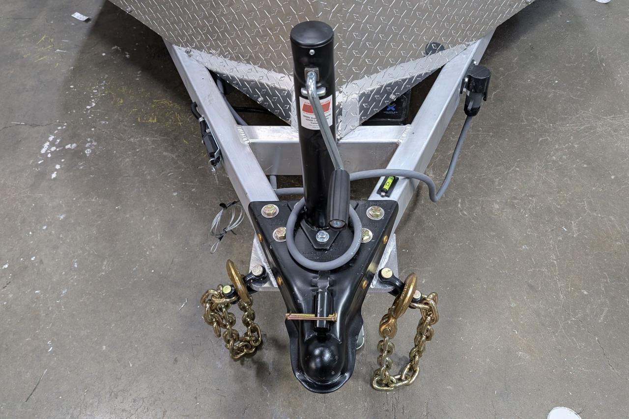 2025 Canadian Trailer Company 7x14 V Nose Cargo Trailer Aluminum Tandem Axle Photo4