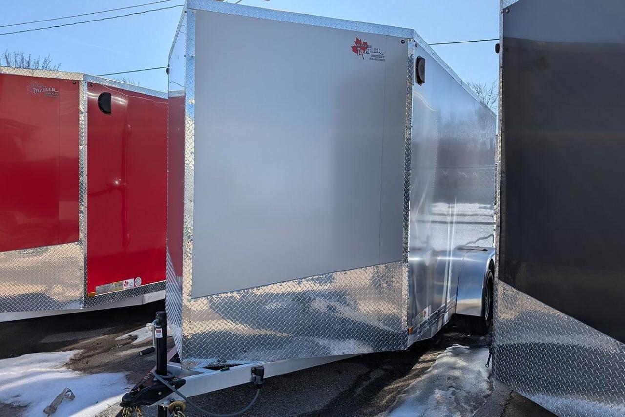 New 2025 Canadian Trailer Company 7x14 V Nose Cargo Trailer Aluminum Tandem Axle for sale in Guelph, ON