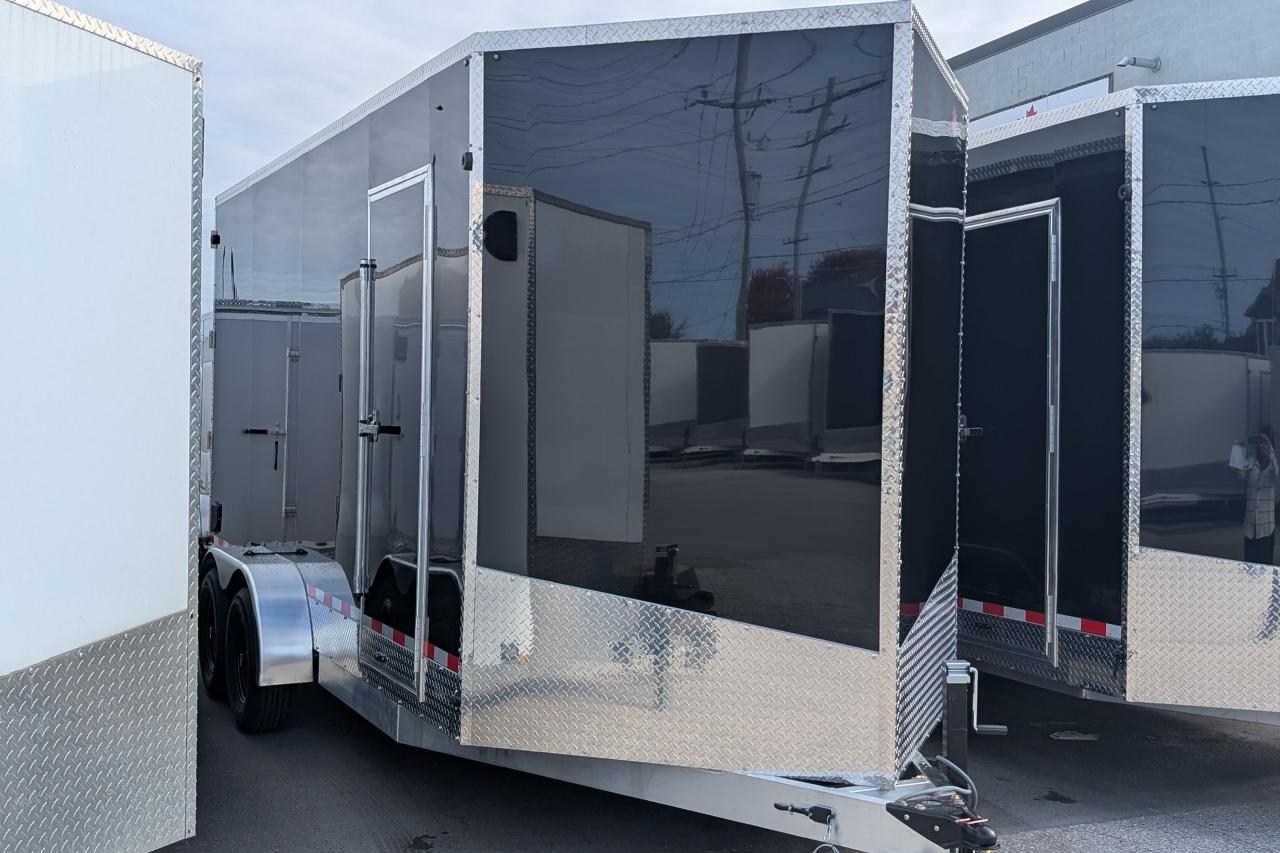 2025 Canadian Trailer Company 7x16 V-Nose Cargo Trailer Aluminum Tandem Axle