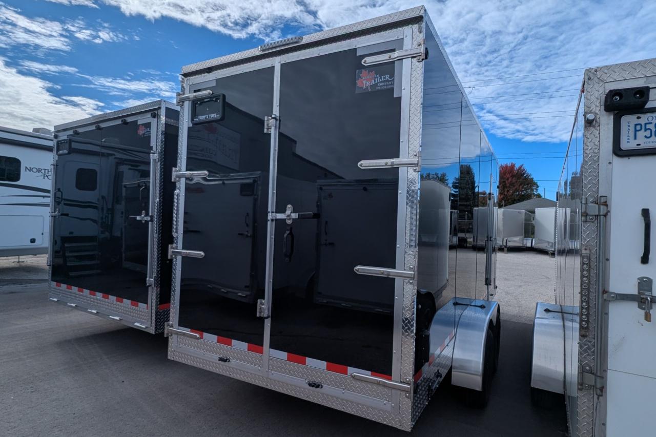 2025 Canadian Trailer Company 7x16 V-Nose Cargo Trailer Aluminum Tandem Axle Photo3