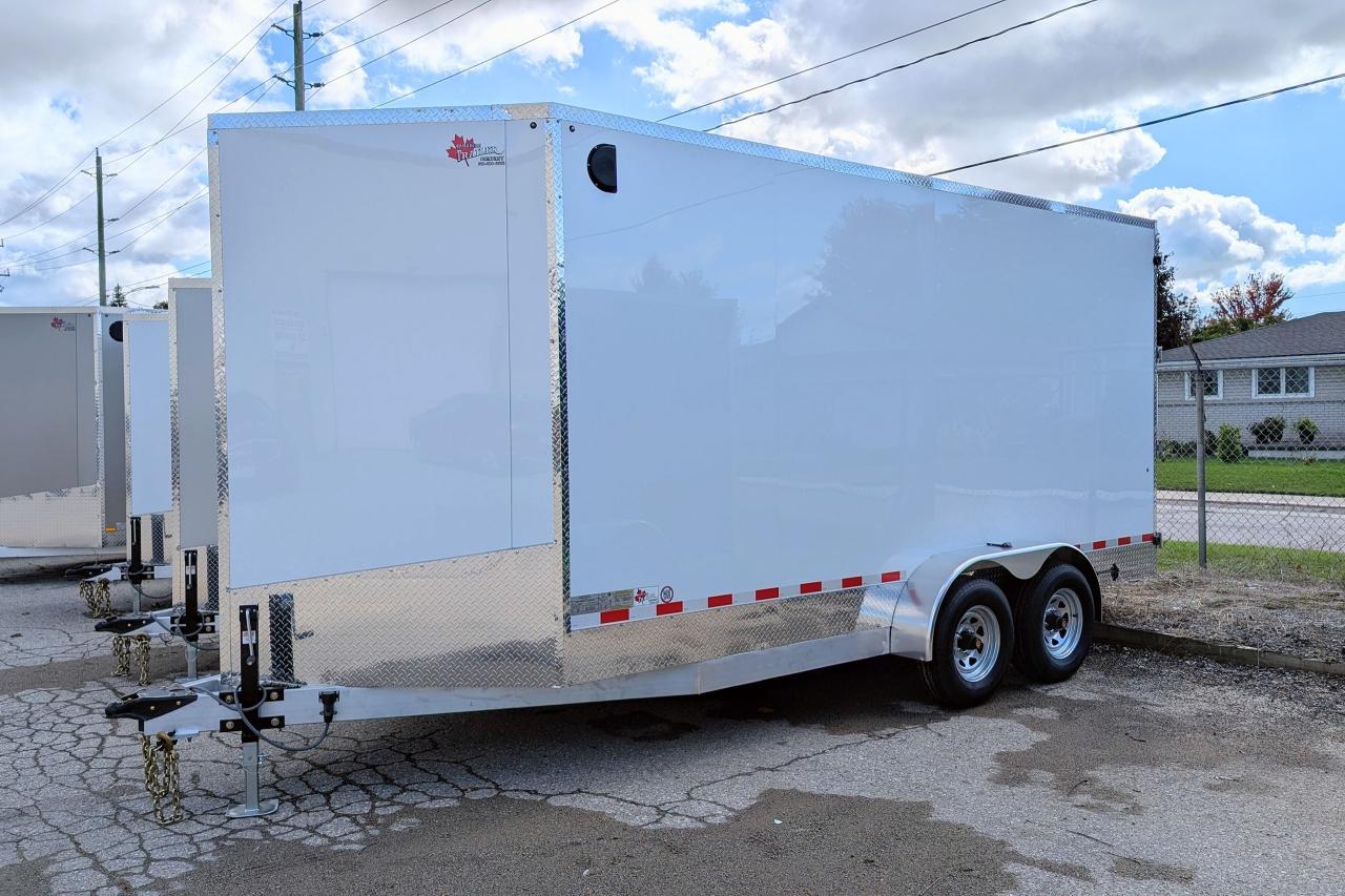 New 2025 Canadian Trailer Company 7x16 V-Nose Cargo Trailer Aluminum Tandem Axle for sale in Guelph, ON