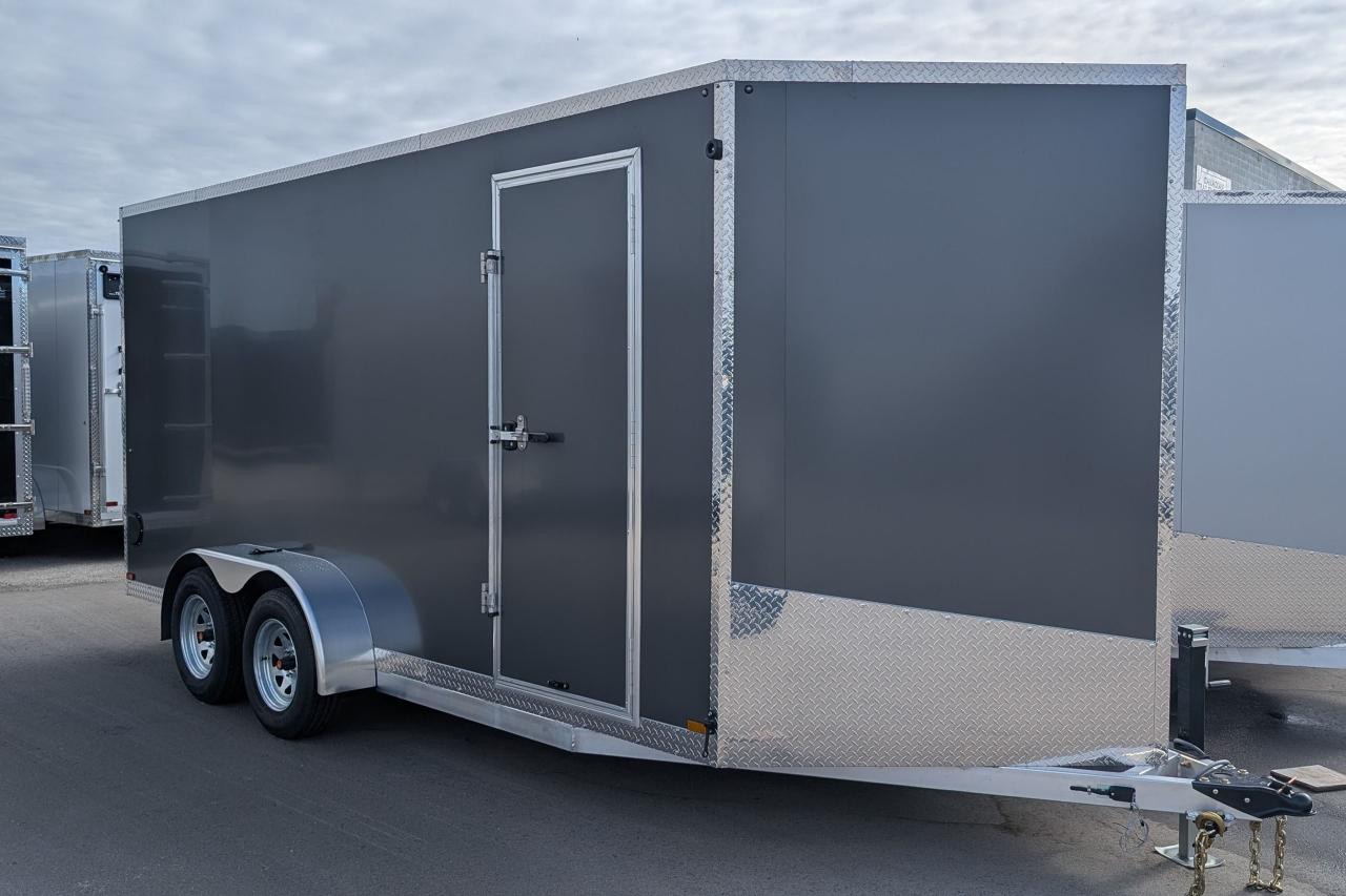 New 2025 Canadian Trailer Company 7x16 V-Nose Cargo Trailer Aluminum Tandem Axle for sale in Guelph, ON