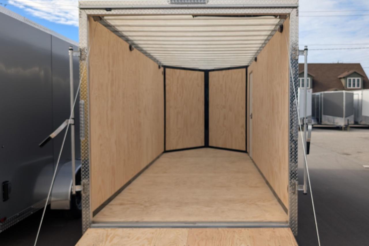 2025 Canadian Trailer Company 7x16 V-Nose Cargo Trailer Aluminum Tandem Axle Photo2