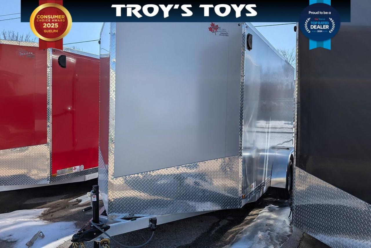 2025 Canadian Trailer Company 7x14 V Nose Cargo Trailer Aluminum Tandem Axle