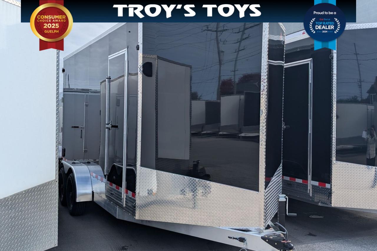 2025 Canadian Trailer Company 7x16 V-Nose Cargo Trailer Aluminum Tandem Axle