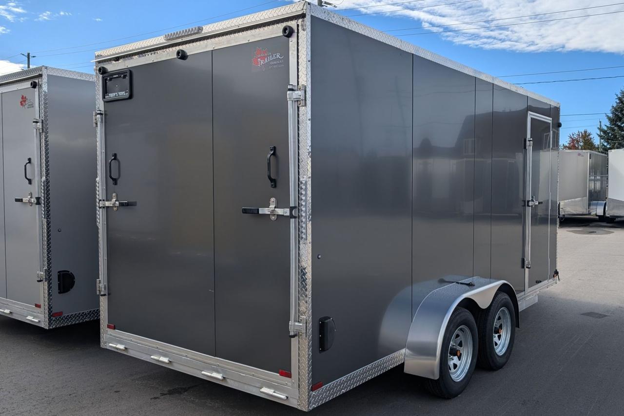 2025 Canadian Trailer Company 7x16 V-Nose Cargo Trailer Aluminum Tandem Axle