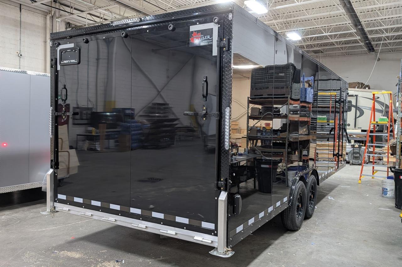 2025 Canadian Trailer Company 8.5X24 V-Nose Cargo Trailer Aluminum Tandem Axle Photo3