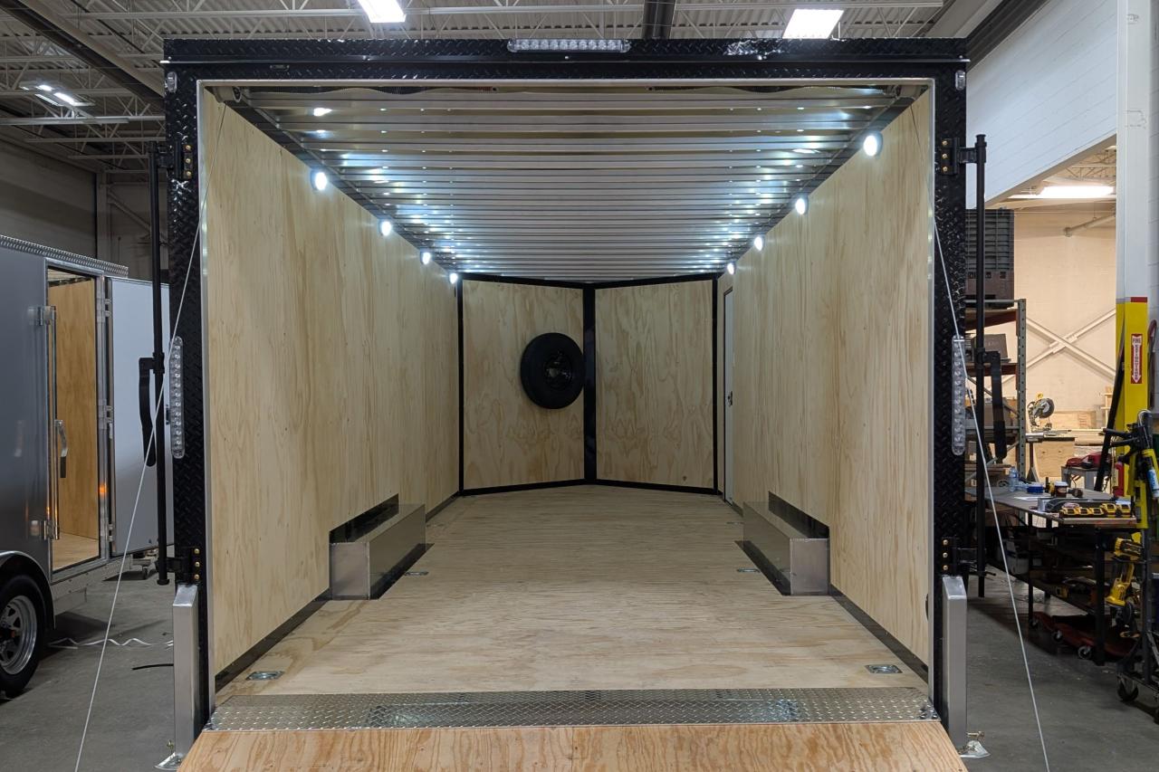 2025 Canadian Trailer Company 8.5X24 V-Nose Cargo Trailer Aluminum Tandem Axle Photo4