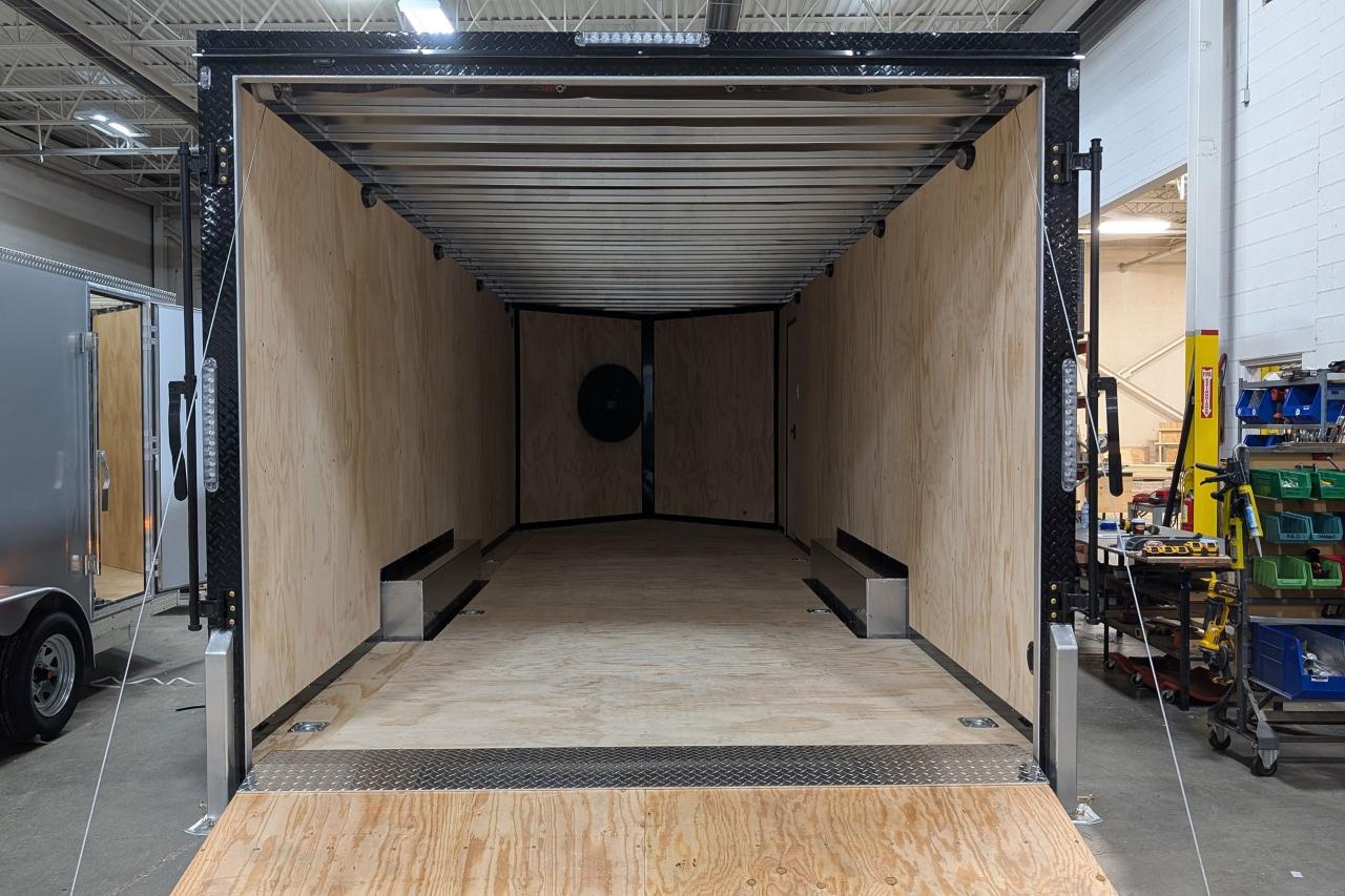 2025 Canadian Trailer Company 8.5X24 V-Nose Cargo Trailer Aluminum Tandem Axle Photo5