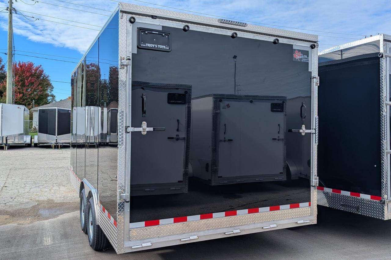 2025 Canadian Trailer Company 8.5X16 V-Nose Cargo Trailer Aluminum Tandem Axle Photo3