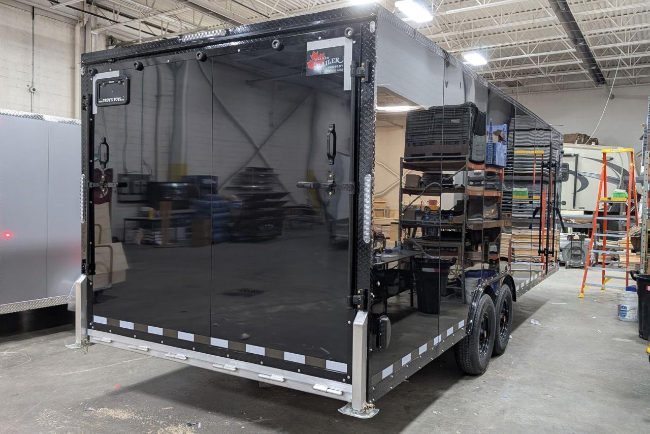 2025 Canadian Trailer Company 8.5X24 V-Nose Cargo Trailer Aluminum Tandem Axle