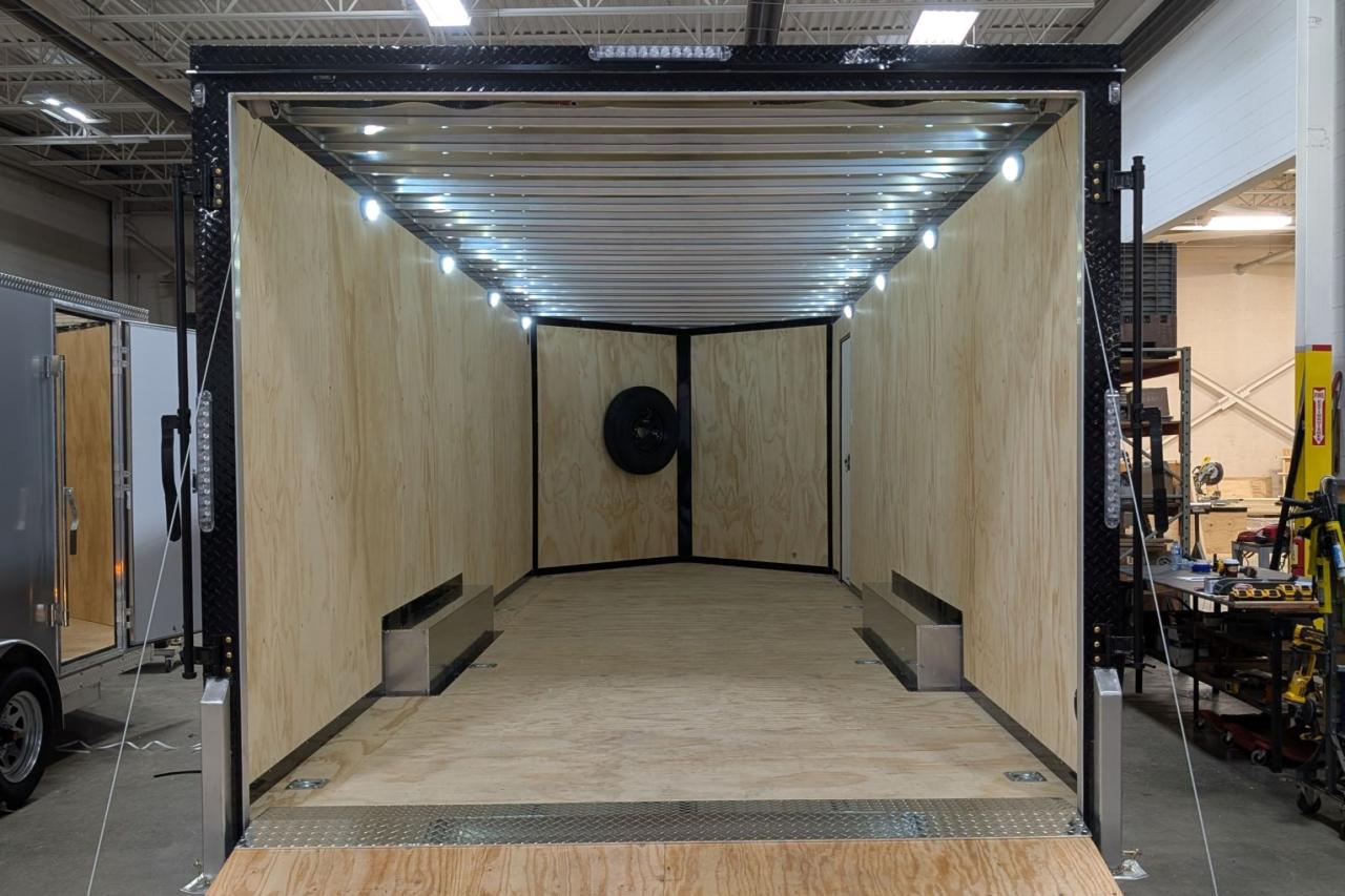 2025 Canadian Trailer Company 8.5X24 V-Nose Cargo Trailer Aluminum Tandem Axle