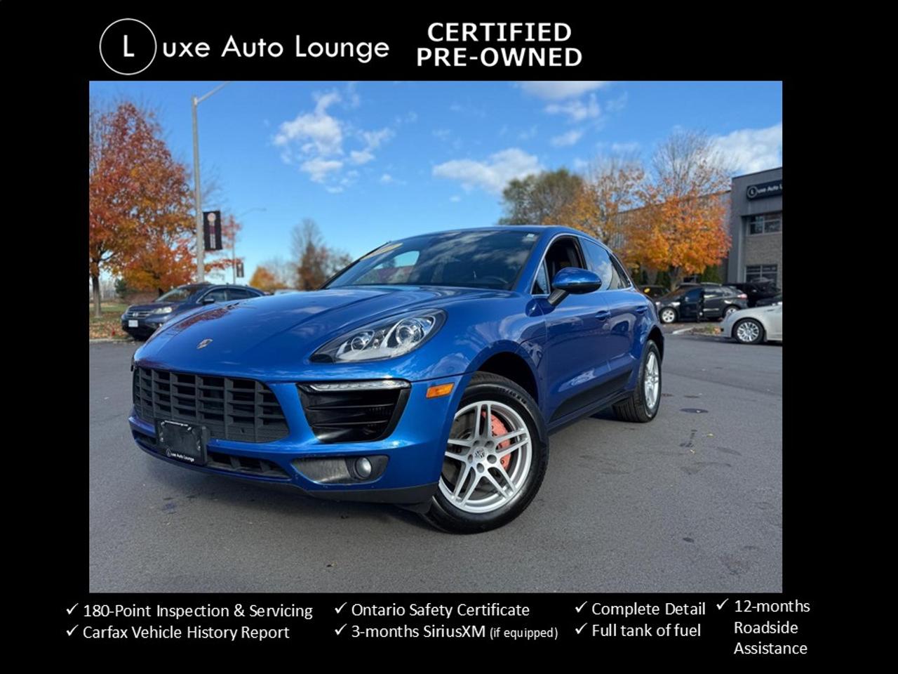 2017 Porsche Macan S | BOSE AUDIO | PANO ROOF | LOW MILEAGE!!
