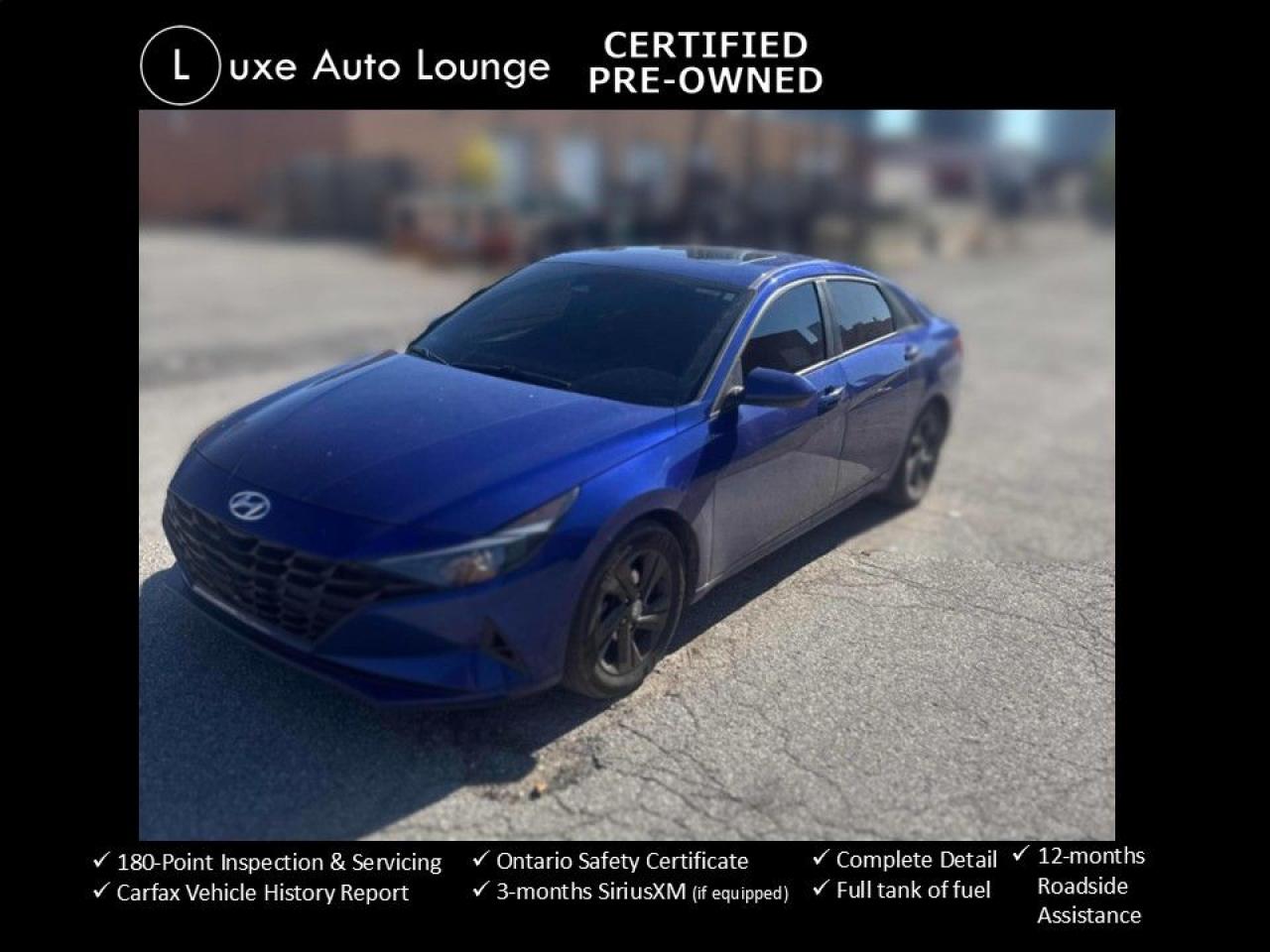 Used 2021 Hyundai Elantra Preferred IVT w/Sun & Tech Package | SUN ROOF for sale in Orleans, ON