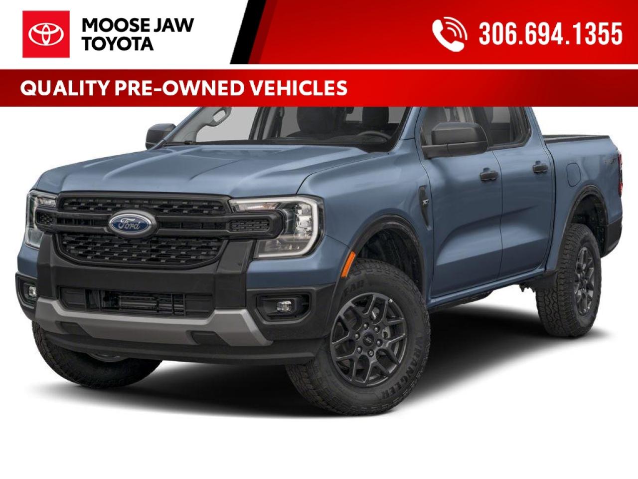 Used 2024 Ford Ranger Ready for work, play, and everything in between. The 2024 Ranger XLT with the FX4 Off-Road Package delivers rugged capability, advanced tech, and confident 4x4 performance. for sale in Moose Jaw, SK
