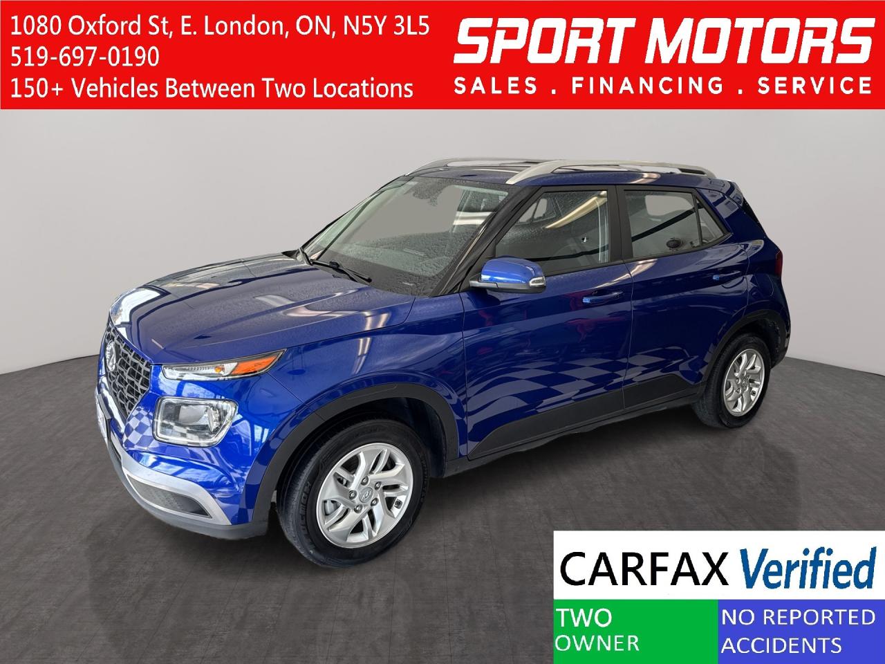 Used 2021 Hyundai Venue Preferred+LaneKeep+Remote Start+CLEAN CARFAX for sale in London, ON