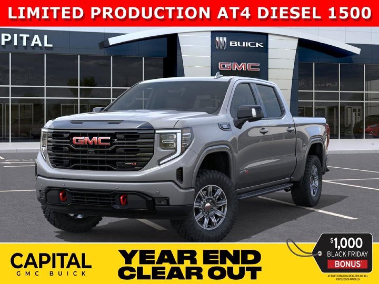 New 2026 GMC Sierra 1500 Crew Cab AT4 for sale in Edmonton, AB