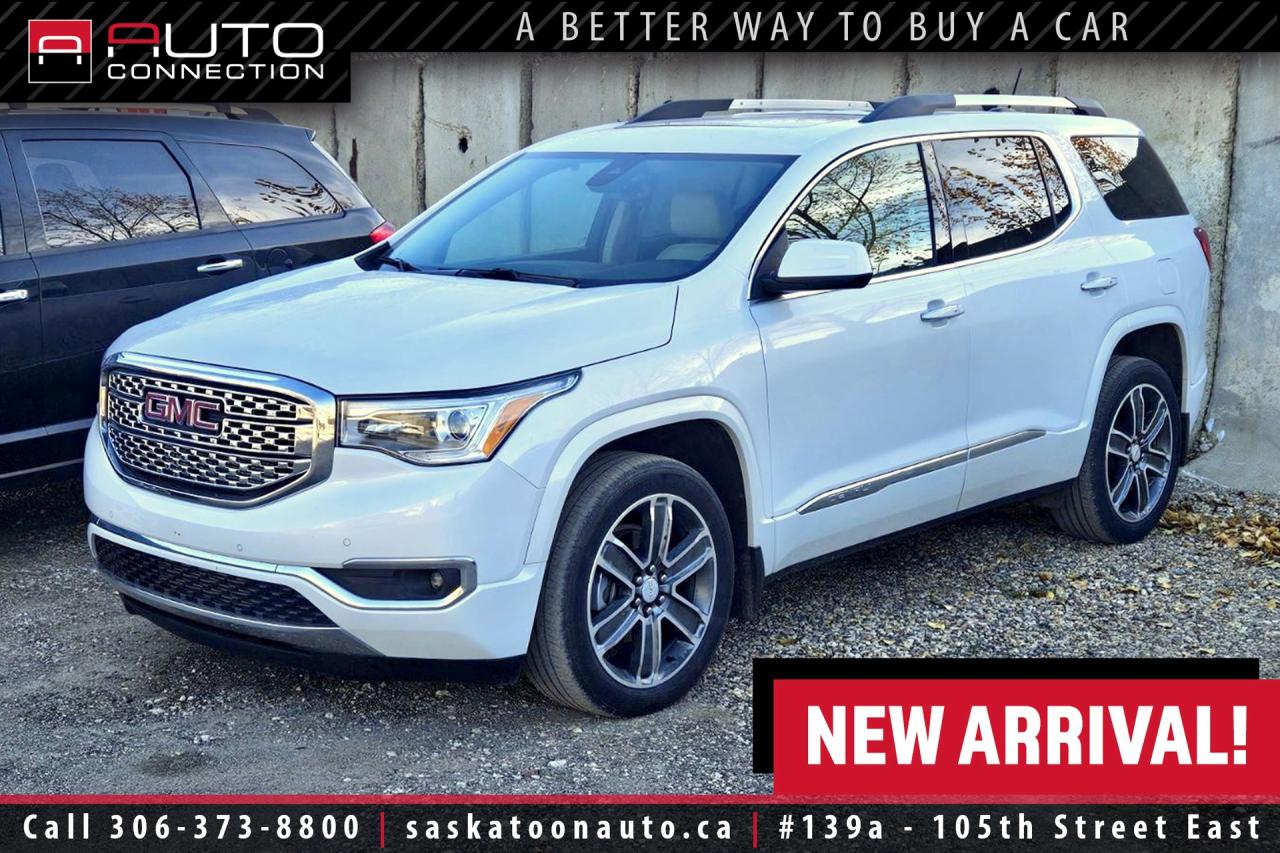 Used 2017 GMC Acadia Denali - AWD - ACCIDENT FREE - REMOTE START - CARPLAY - HEATED SEATS for sale in Saskatoon, SK