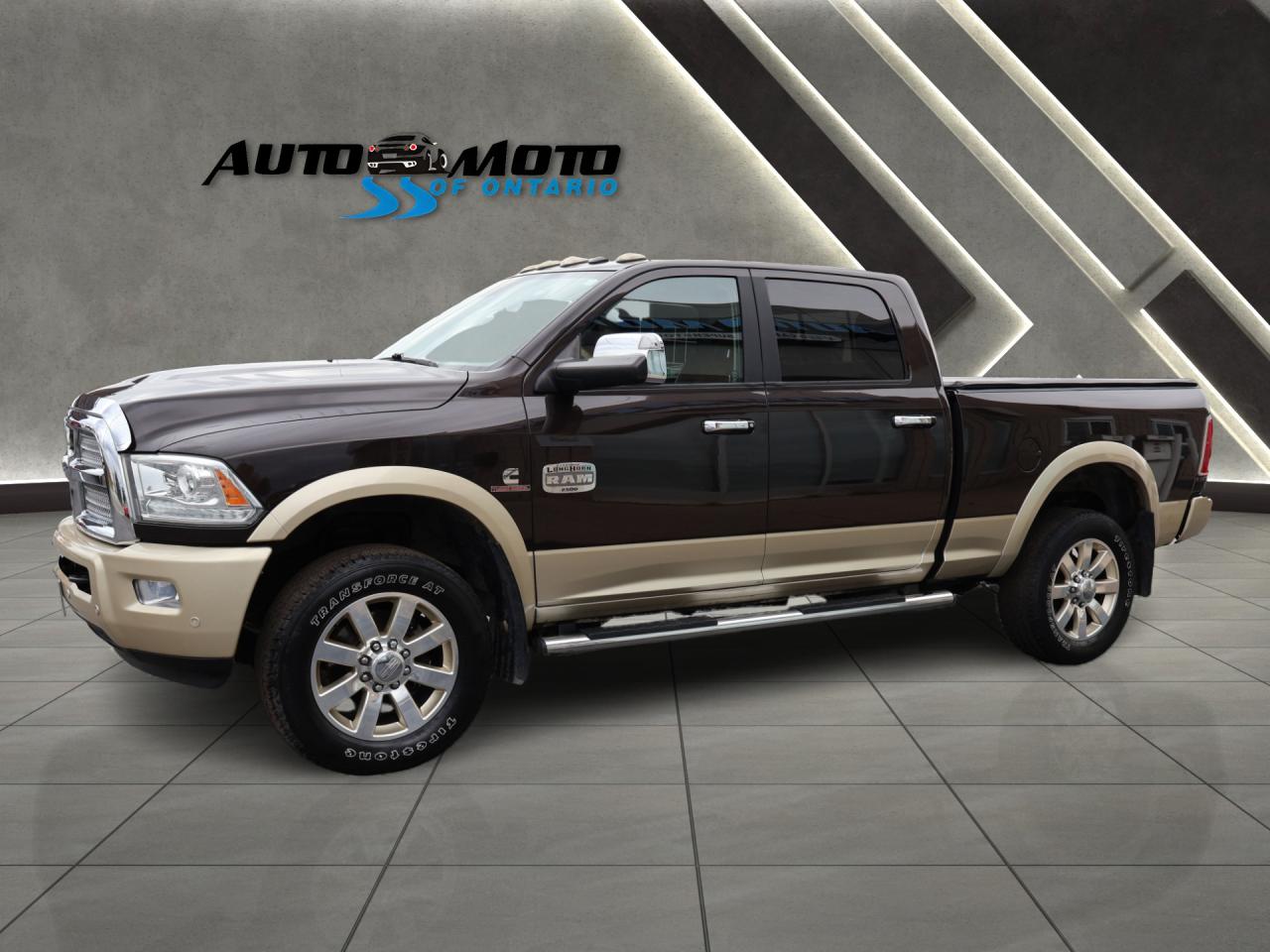 2016 RAM 2500 LONGHORN CREW DIESEL 4WD *1 OWNER*DODGE MAINTAIN* DUEL CAMERA NAV BLUETOOTH LEATHER HEAT/COOL P.SENSORS CRUISE ALLOYS - Photo #3