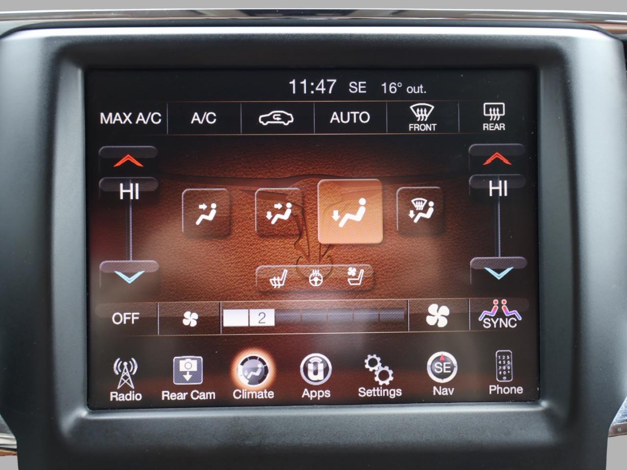 2016 RAM 2500 LONGHORN CREW DIESEL 4WD *1 OWNER*DODGE MAINTAIN* DUEL CAMERA NAV BLUETOOTH LEATHER HEAT/COOL P.SENSORS CRUISE ALLOYS - Photo #24