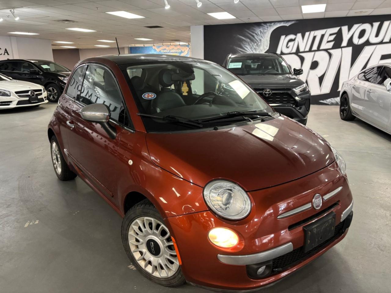Used 2012 Fiat 500 2dr HB Lounge, 25 SERVICE RECORDS for sale in Mississauga, ON