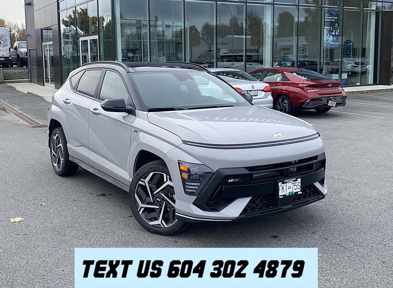 Used 2025 Hyundai KONA 1.6T N Line w/Two-Tone Roof for sale in Abbotsford, BC