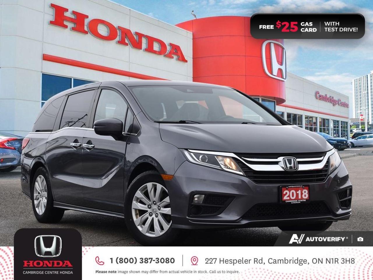Used 2018 Honda Odyssey LX HEATED SEATS | REARVIEW CAMERA | APPLE CARPLAY™/ANDROID AUTO™ for sale in Cambridge, ON