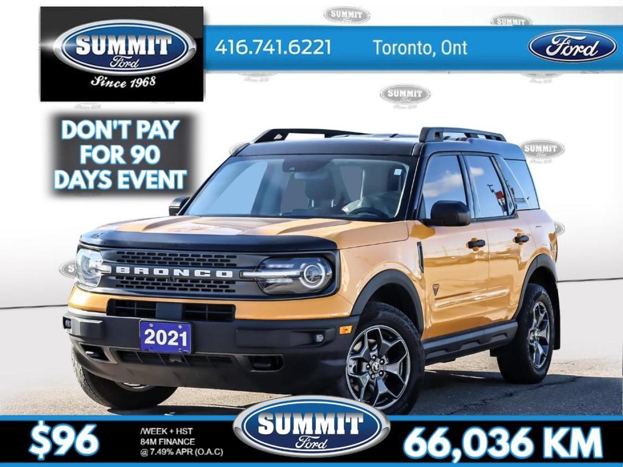 Used 2021 Ford Bronco Sport BADLANDS for sale in Etobicoke, ON