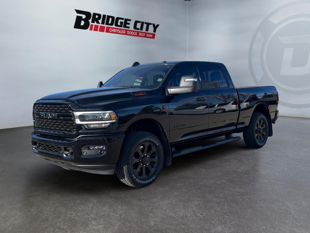 Used 2024 RAM 3500 Big Horn 6.7L HO Diesel - Kazkin Leather - Aisin Transmission - 5th Wheel/Gooseneck Prep - Night Edition - Alpine Sound - Low Km's! for sale in Lethbridge, AB
