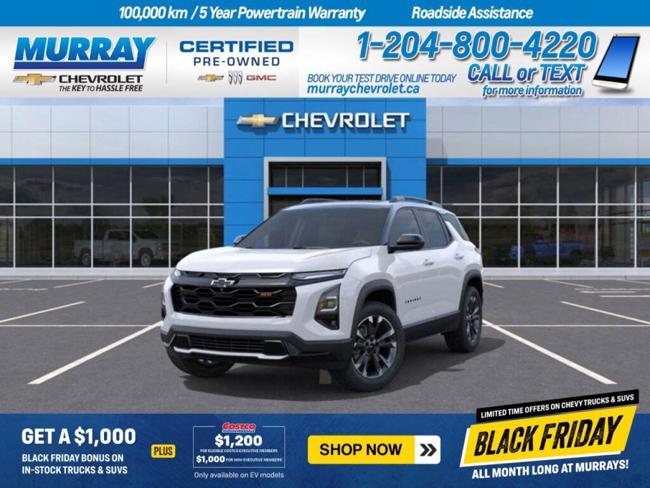 New 2026 Chevrolet Equinox AWD RS for sale in Winnipeg, MB