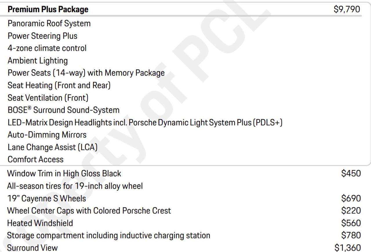 2020 Porsche Cayenne PREMIUM PLUS PKG | PANO | CARBON TRIM Photo
