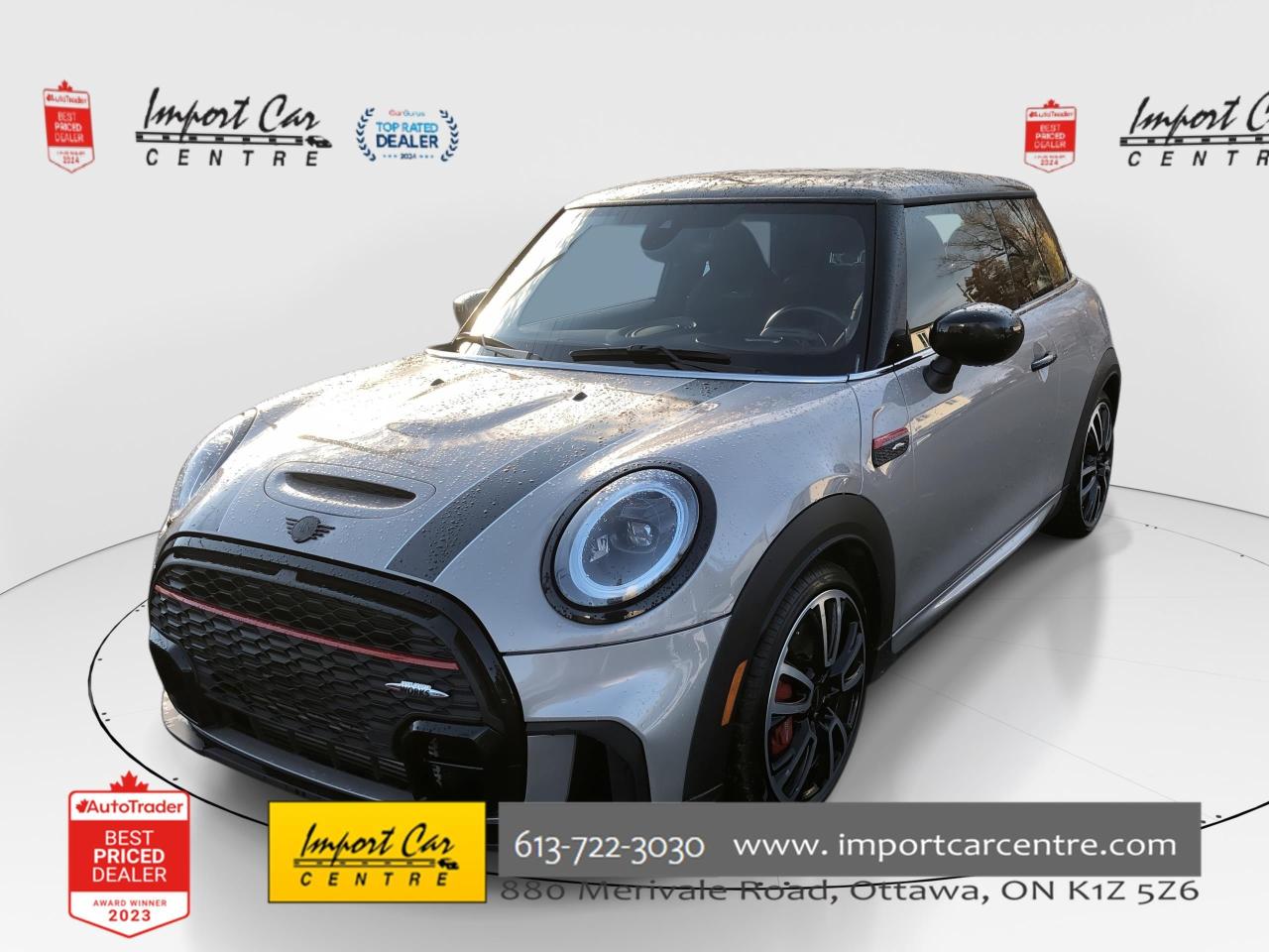 Used 2023 MINI 3 Door John Cooper Works JCW!!!  DINAMICA/FABRIC, HEADS U for sale in Ottawa, ON