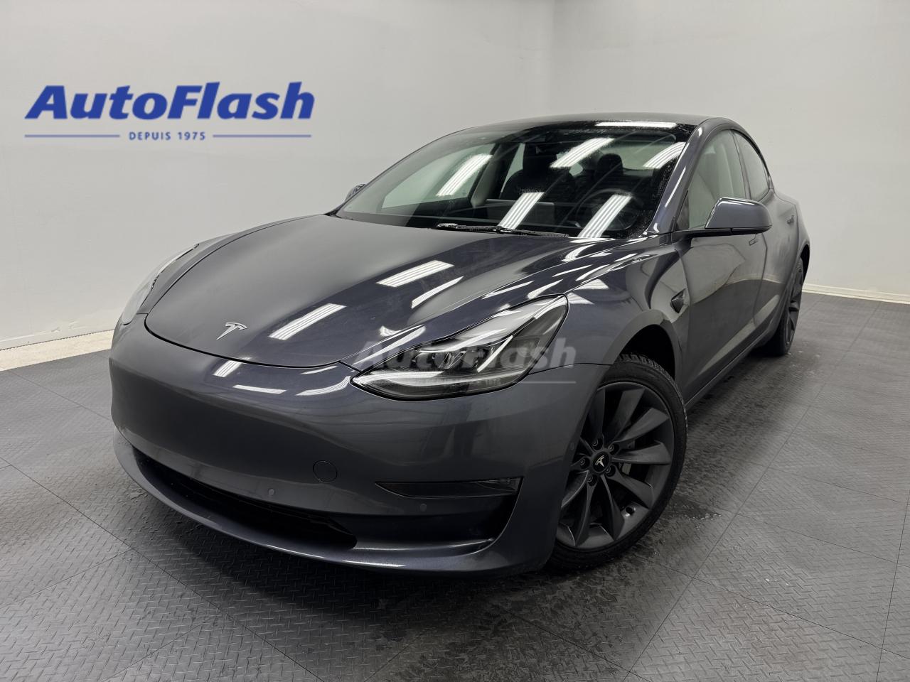 Used 2022 Tesla Model 3 AUTONOMIE 438KM, CAMERA, CUIR, TOIT PANORAMIQUE for sale in Saint-Hubert, QC