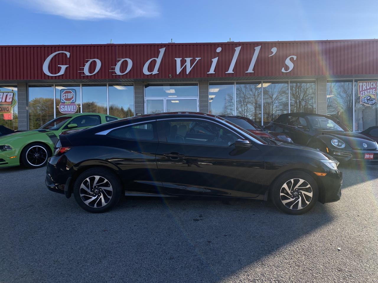 Used 2018 Honda Civic COUPE LX, 6 SPEED MANUAL, CLEAN CARFAX, BACK UP CAM! for sale in London, ON