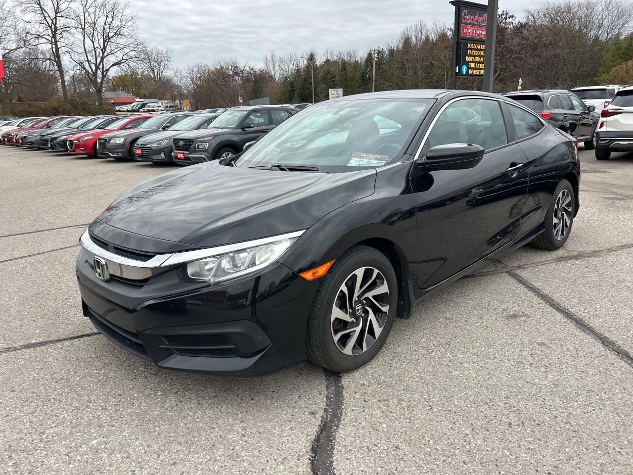 2018 Honda Civic COUPE LX, 6 SPEED MANUAL, CLEAN CARFAX, BACK UP CAM! - Photo #2
