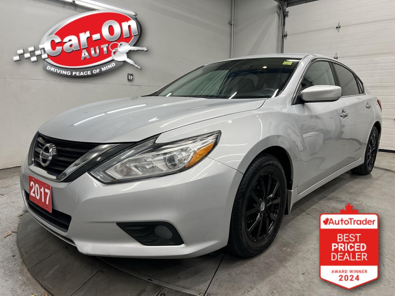 LOW KMS!! SV w/ Heated seats, backup camera, remote start, air conditioning, keyless entry w/ push start, power seat, power windows, power mirrors, power locks, automatic headlights, cruise control, Bluetooth and AM/FM/CD player!!