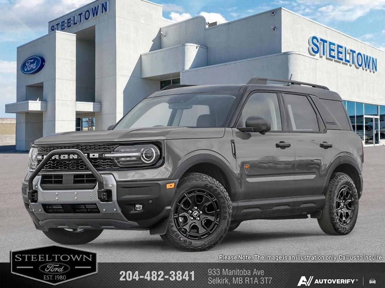 New 2025 Ford Bronco Sport Badlands  -  Heated Seats for sale in Selkirk, MB