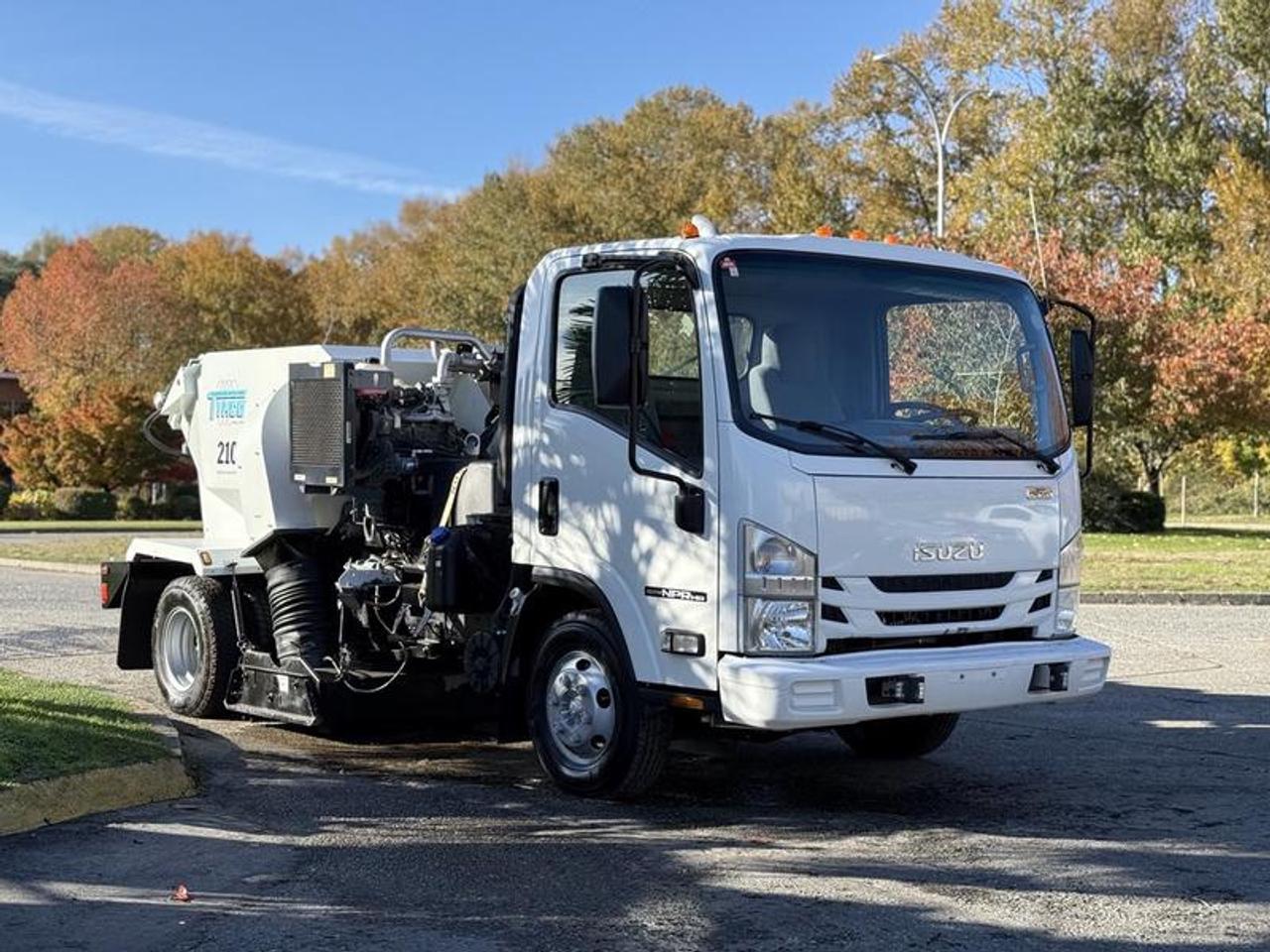 This 2016 Isuzu NPR Tymco 210 Air Sweeper is equipped with a 5.2L 4-cylinder diesel engine and automatic transmission. Designed for efficient street and lot cleaning, it features hydraulic brakes, a broom brush system, hopper with door switch, duo skid controls, and a functional water system for dust suppression. The compact yet capable design measures 19 feet 2 inches long, 9 feet 3 inches wide, and 8 feet 7 inches high, with a GVWR of 6,577 kg (14,500 lb). Finished in white with a grey cloth interior, this sweeper is ready for municipal or commercial use. This item is currently OFFSITE. You must register an appointment with our office to schedule an offsite viewing. Appointments must be made a minimum of one business day in advance (and as defined by the days that Repo.com is open for business) before your appointment can be scheduled and confirmed. We may, at our own discretion, instead opt to transport smaller items to Repo.coms main yard for viewing purposes.  $73,000.00 plus $375 processing fee, $73,375.00 total payment obligation before taxes.   Listing report, warranty, contract commitment cancellation fee, financing available on approved credit (some limitations and exceptions may apply). All above specifications and information is considered to be accurate but is not guaranteed and no opinion or advice is given as to whether this item should be purchased. We do not allow test drives due to theft, fraud, acts of vandalism and undetectable impaired driving. Instead we provide the following benefits: Complimentary Warranty (with options to extend), Limited Money Back Satisfaction Guarantee on Fully Completed Contracts, Contract Commitment Cancellation, and an Open-Ended Sell-Back Option. Ask seller for details or call 604-522-REPO(7376) to confirm listing availability.