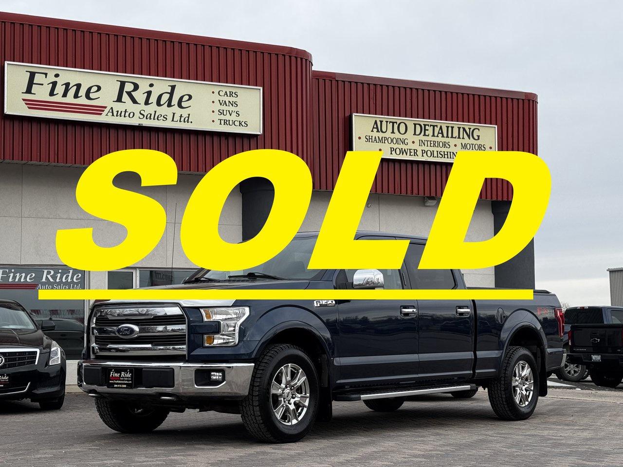 Used 2016 Ford F-150 Lariat for sale in West Saint Paul, MB