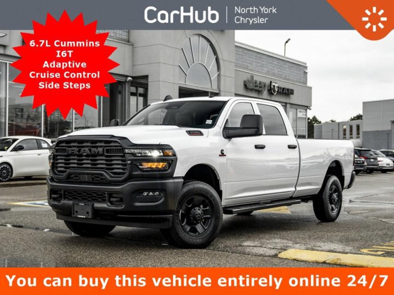Tradesman 4x4 Crew Cab 8 Box, 8-Speed Automatic w/OD, Intercooled Turbo Diesel I-6 6.7 L/408