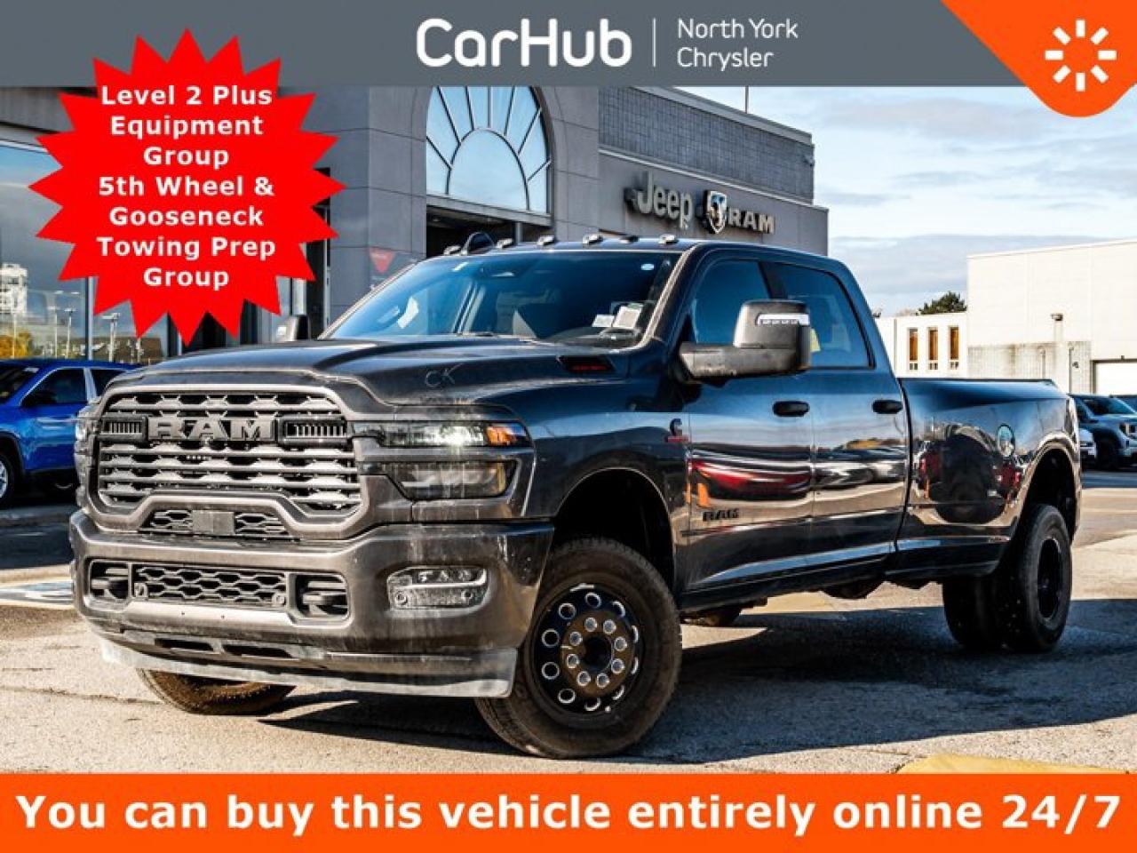 Used 2025 RAM 3500 Big Horn Level 2 Plus Equipment Group Night Edition 5th Wheel & Gooseneck Towing Prep Group for sale in Thornhill, ON