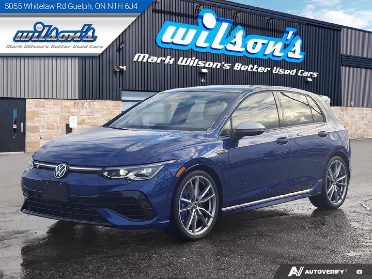 Used 2024 Volkswagen Golf R 4Motion | Auto | Leather | Heated Seats + Steering | Sunroof | Adaptive Cruise | and More ! for sale in Guelph, ON