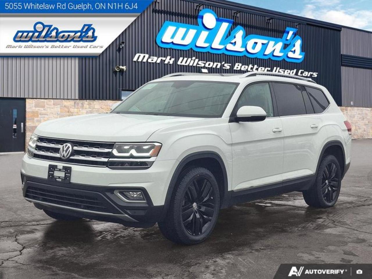 2019 Volkswagen Atlas Highline 4Motion | Leather | Sunroof | Pano Roof | Adaptive Cruise | Heated & Cooled Seats and More! Photo0