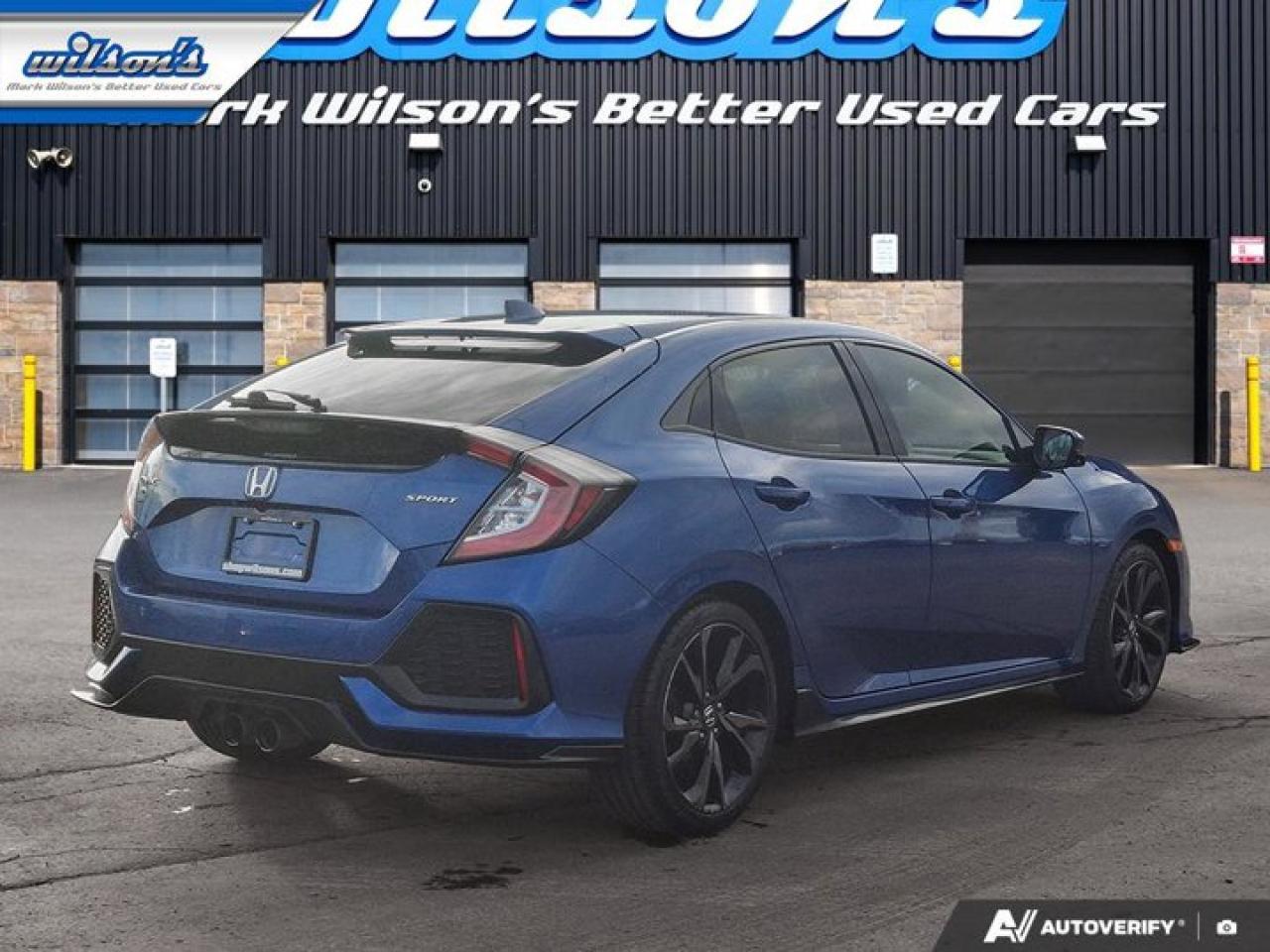 2018 Honda Civic Hatchback Sport w/Honda Sensing | Adaptive Cruise | Heated Seats | Bluetooth | Remote Start | Rear Cam & More! Photo