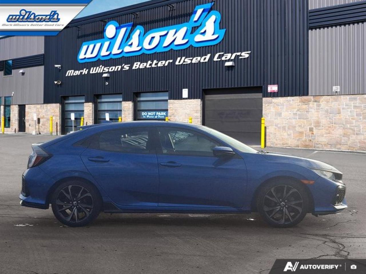 2018 Honda Civic Hatchback Sport w/Honda Sensing | Adaptive Cruise | Heated Seats | Bluetooth | Remote Start | Rear Cam & More! Photo