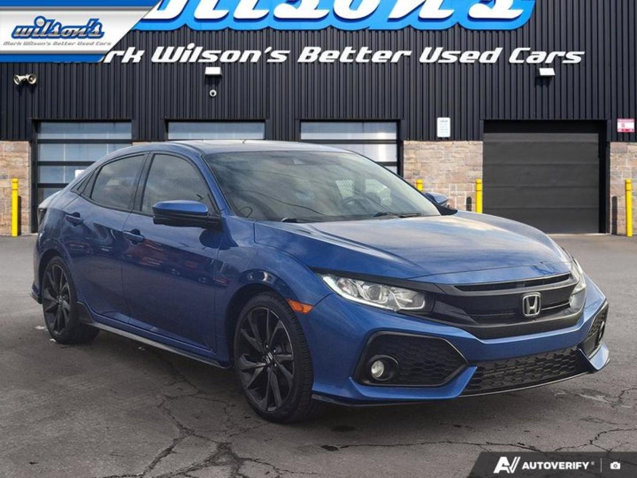 2018 Honda Civic Hatchback Sport w/Honda Sensing | Adaptive Cruise | Heated Seats | Bluetooth | Remote Start | Rear Cam & More! Photo