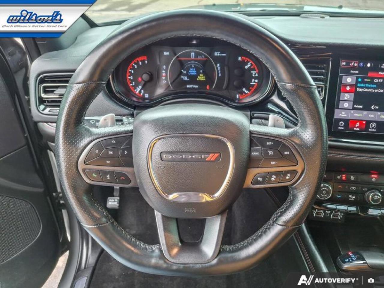 2021 Dodge Durango R/T AWD | Performance Hood | Leather | Sunroof | Tow Pkg | Adaptive Cruise | Heated Wheel & More ! Photo