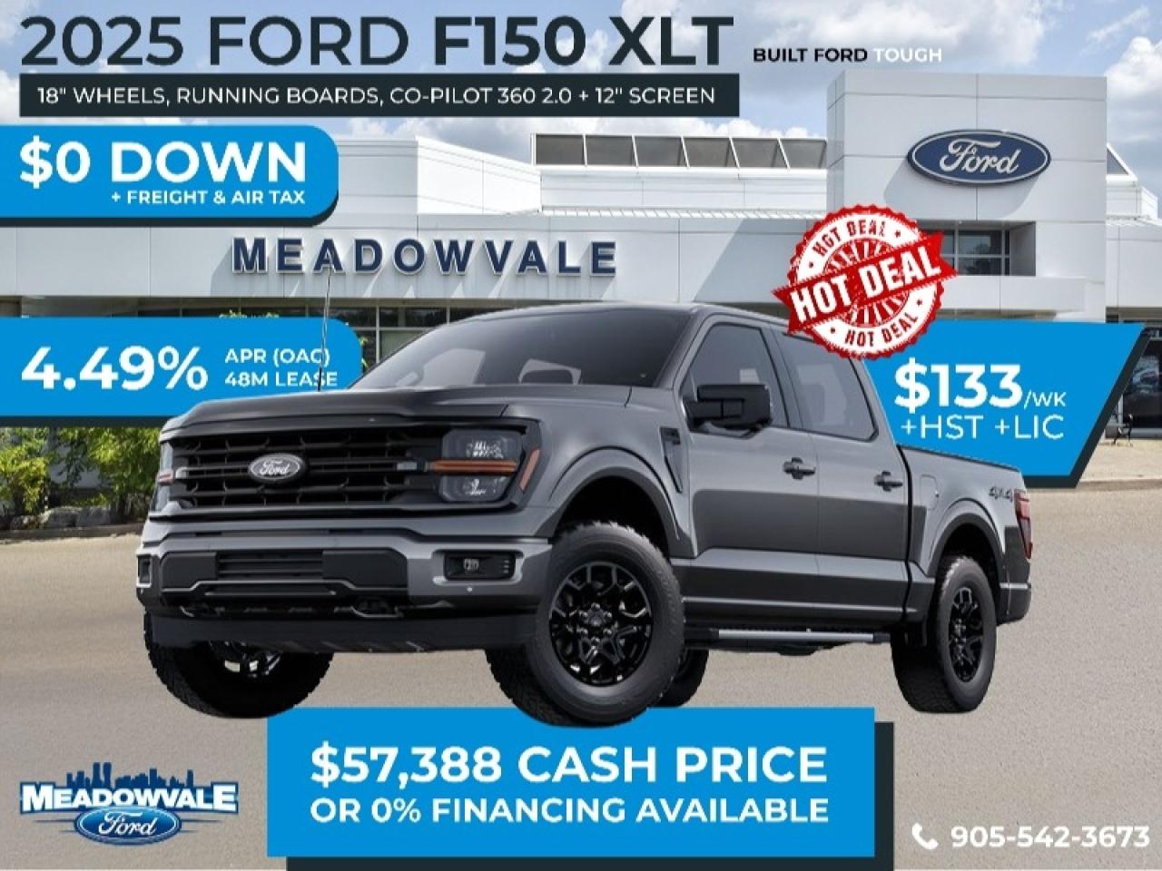 New 2025 Ford F-150 XLT for sale in Mississauga, ON