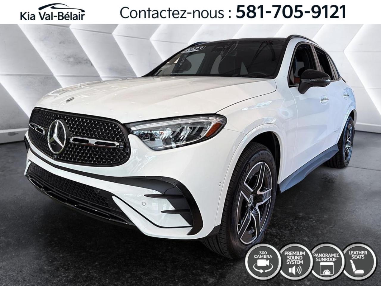Used 2023 Mercedes-Benz GLC GLC 300 *4MATIC *TURBO *CUIR *GPS *BI-ZONE *SIÈGES CHAUFF for sale in Québec, QC