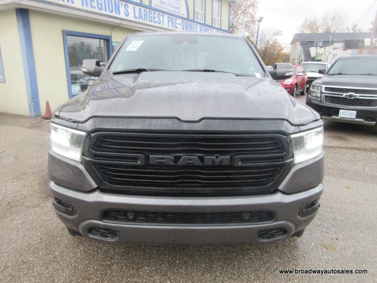 2021 RAM 1500 LOADED SPORT-EDITION 5 PASSENGER 5.7L - HEMI.. 4X4.. CREW-CAB.. SHORTY.. HEATED SEATS & WHEEL.. POWER SUNROOF & PEDALS.. BACK-UP CAMERA.. Photo3